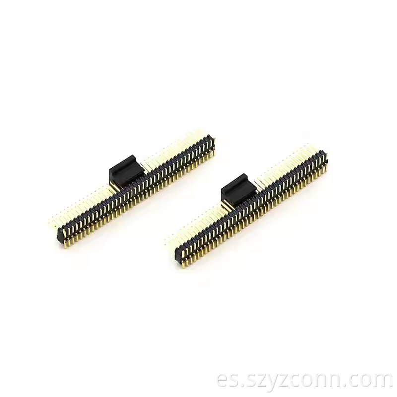Conector de clavija de paso de 0,8 mm SMT H1.38 de doble fila 21P-250P (2) 0.8mm Pitch Pin Header SMT H1.38 Dual Row 21P-250P (2)